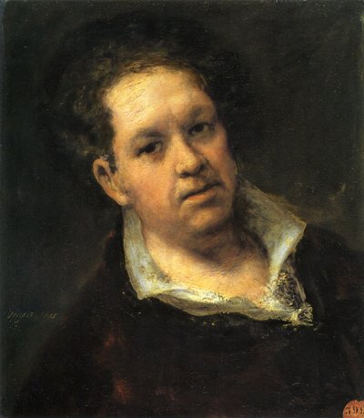 Autoportrait à 69 ans - Francisco de Goya